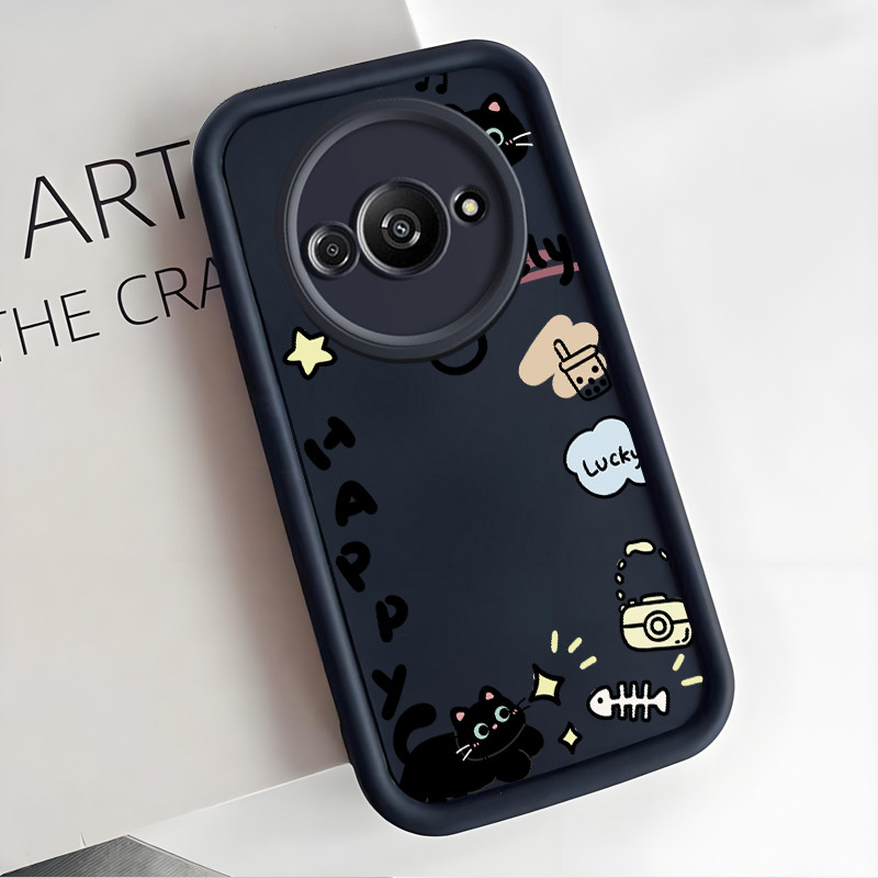เคสสำหรับ Xiaomi Redmi A3 A3X POCO C61 เคสแมวน่ารัก