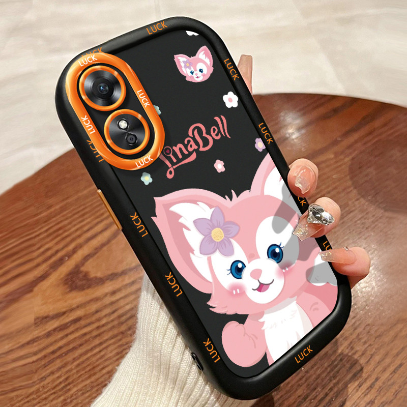 เคสสำหรับ OPPO A17 A17K เคสโทรศัพท์สุนัขจิ้งจอกกันกระแทกป้องกันการตก - รูปที่ 4