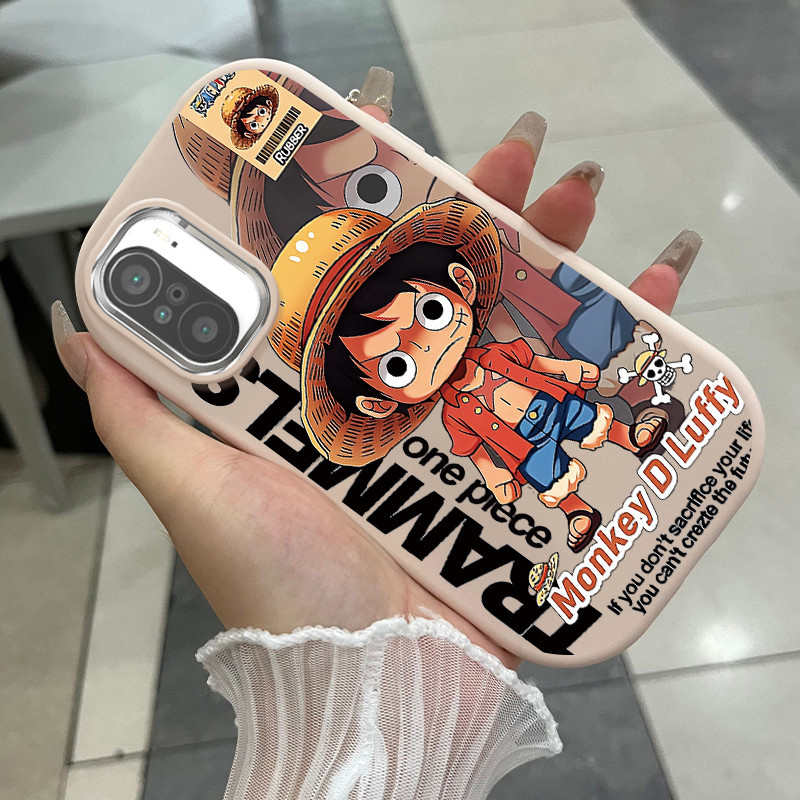 เคสสำหรับ Xiaomi POCO F3 เคสโทรศัพท์อะนิเมะนําชายกันกระแทกกลมและอ้วน