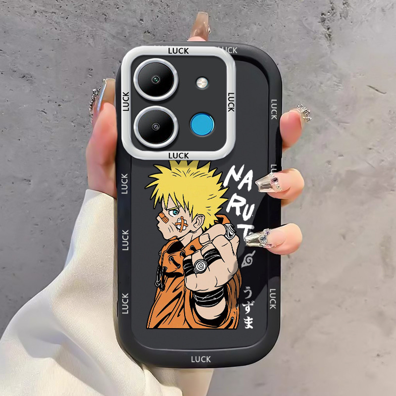 เคสสำหรับ Infinix Smart 7 Tecno POP 7 4G POP 7 Pro 4G เคสโทรศัพท์ตัวเอกอนิเมะกันกระแทก