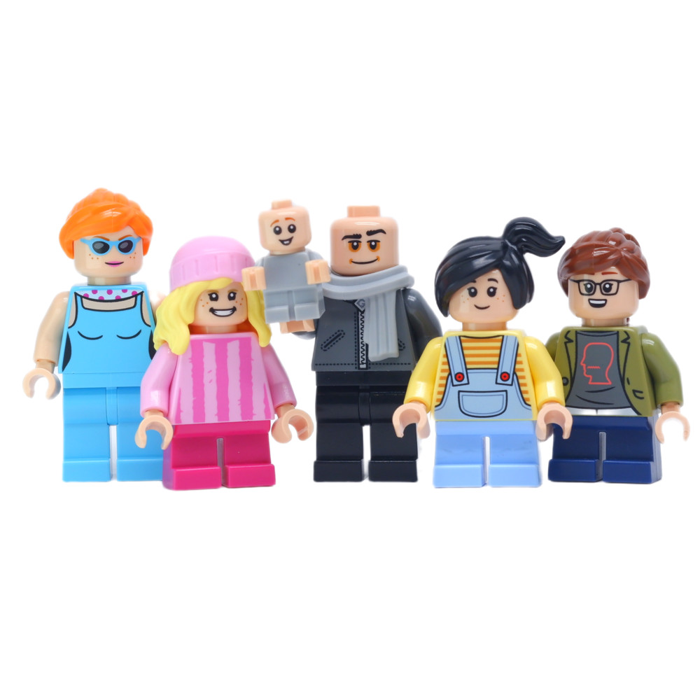 📌[พร้อมส่ง]📌 Gru Family 6 ตัว จากชุด 75583 Gru's Family Mansion MINIONS | งานลิขสิทธิ์ของแท้ Ploybri