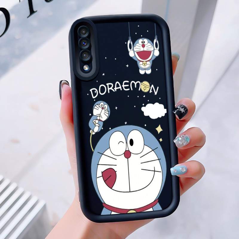 เคสสำหรับ Samsung Galaxy A50 A50s A30s เคสโทรศัพท์แมวสามสีซิลิโคนกันกระแทก