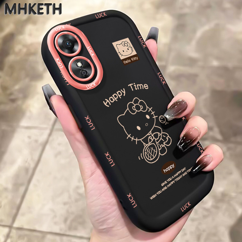 MHKETH เคสสำหรับ OPPO A17 A17K เคสโทรศัพท์ซิลิโคนออกแบบเองใหม่ - รูปที่ 5