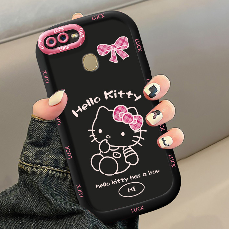 เคสสำหรับ OPPO A7 A5s A12 A12s A11K เคสโทรศัพท์แมวกันกระแทกป้องกันการตก