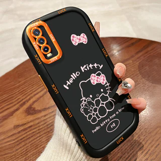 เคสสำหรับ VIVO Y20 Y20i Y20s Y20A Y20G Y12A Y12S Y11s เคสโทรศัพท์แมวกันกระแทกป้องกันการตก