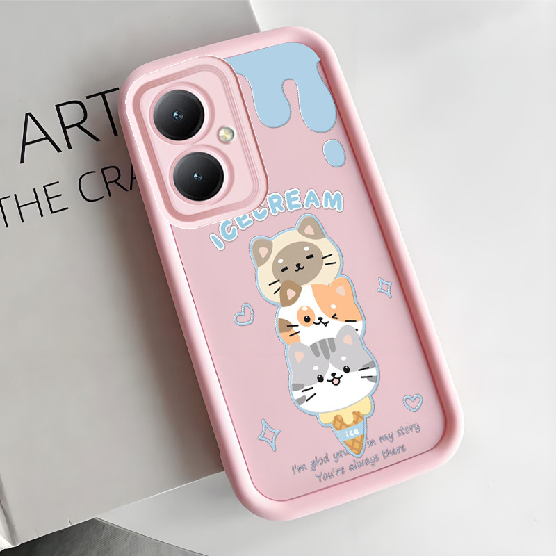 เคสสำหรับ VIVO Y27 Y36 4G Y36 5G Y27 5G Y77T Y27s Y35 Y35+ 5G เคสแมว