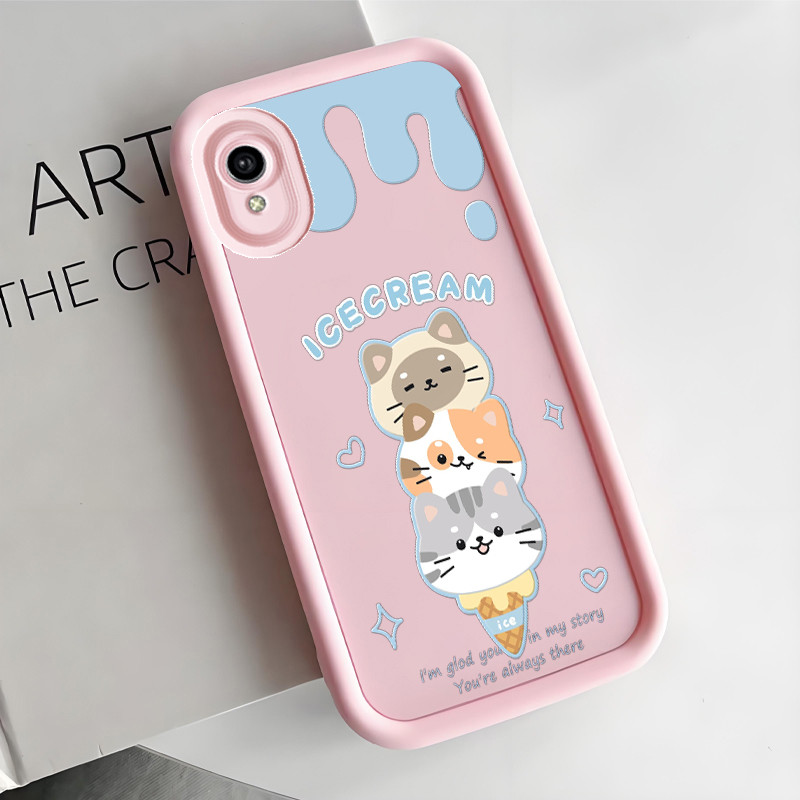 เคสสำหรับ VIVO Y91C Y90 Y1s เคสแมว