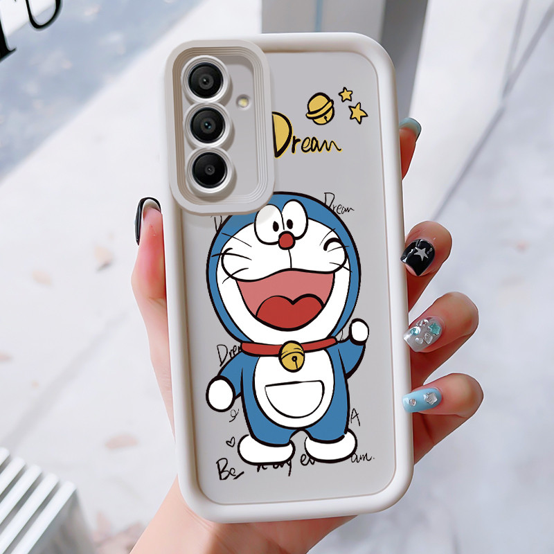 เคสสำหรับ Samsung A25 5G A15 4G A15 5G เคสโทรศัพท์แมวสามสีซิลิโคนกันกระแทก