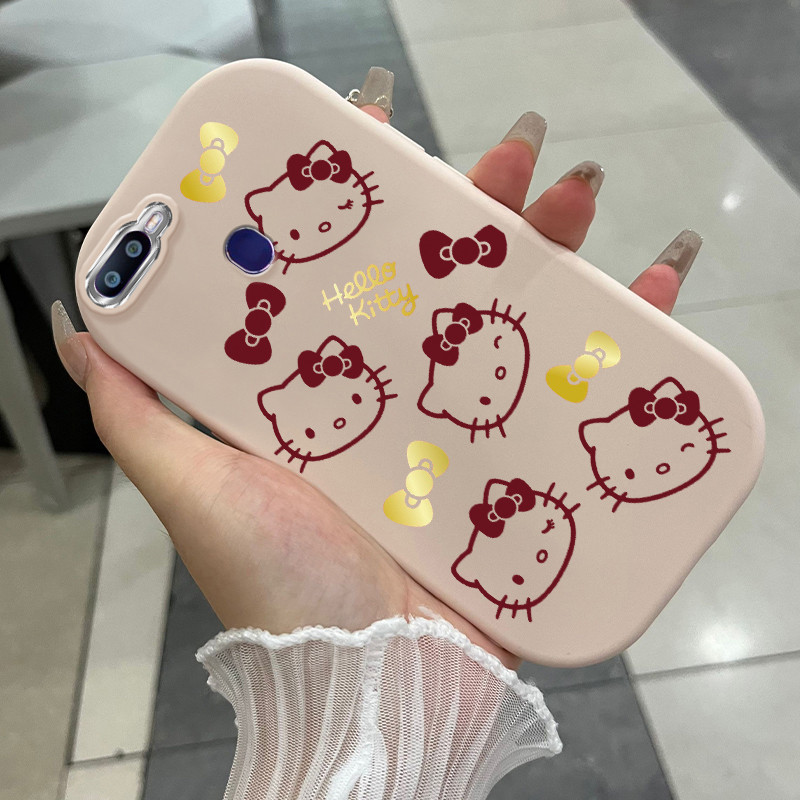 เคสสำหรับ OPPO F9 Pro A7X A9 2019 A9X Realme 2 Pro Realme U1 เคสโทรศัพท์แมวกันกระแทกกลมและอ้วน – โปรปัง