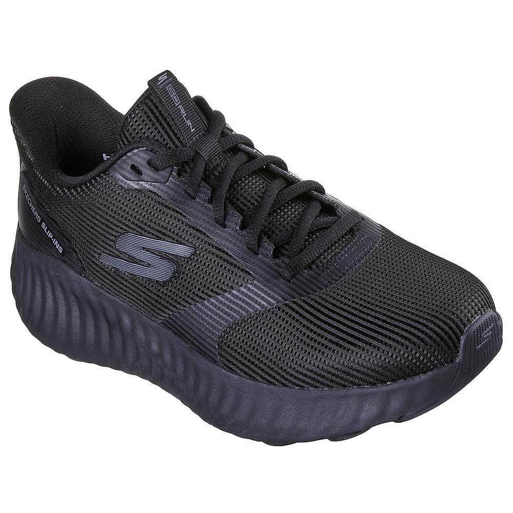 Skechers สเก็ตเชอร์ส รองเท้าผู้ชาย Men Slip-ins Performance GOrun Now Stover Shoes - 220381-BBK Air-Cooled Goga Mat — صورة 4