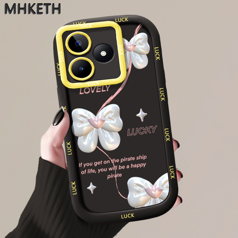 MHKETH เคสสำหรับ Realme C53 C51 C51s C35 Note 50 Narzo N53 50A Prime เคสโทรศัพท์รูปโบว์สวยของผู้หญิงขายดีแบบใหม่ - รูปที่ 7