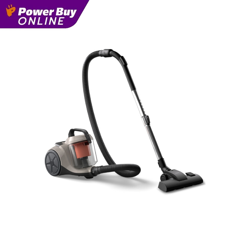 Philips 1000 Series เครื่องดูดฝุ่นแบบกล่อง 1200 วัตต์ 1.3 ลิตร (สี Silk Beige/Coral Mood) รุ่น XB101