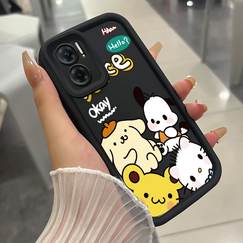 เคสสำหรับ Xiaomi Redmi 10 10 Prime เคสโทรศัพท์สัตว์น่ารักสามสีซิลิโคนกันกระแทก