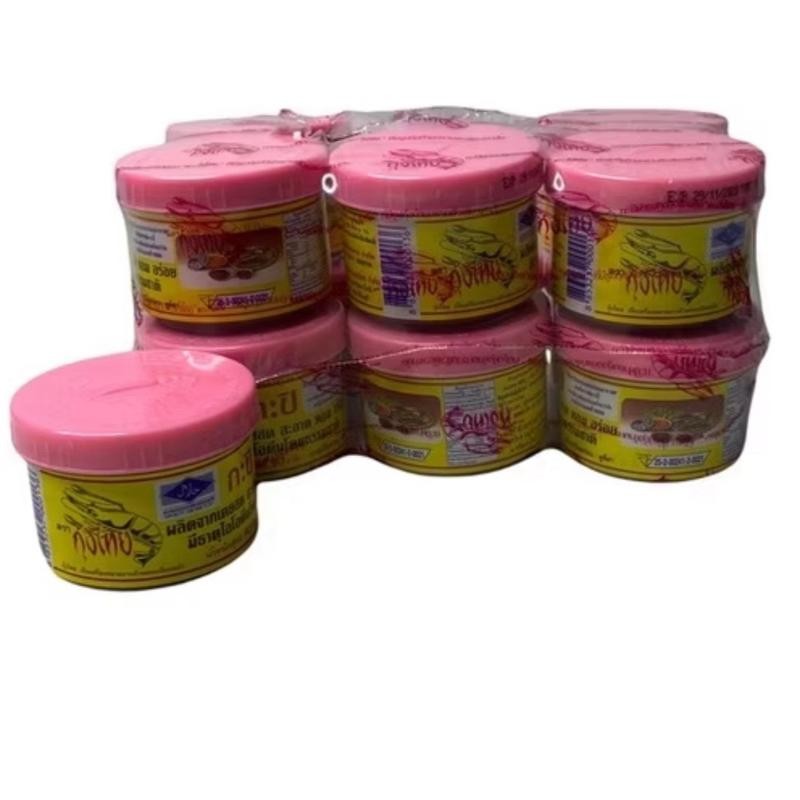 ตรากุ้งไทย กะปิ 90 กรัม x 12 กระปุก/Thai Shrimp Shrimp Paste 90 grams x 12 pieces