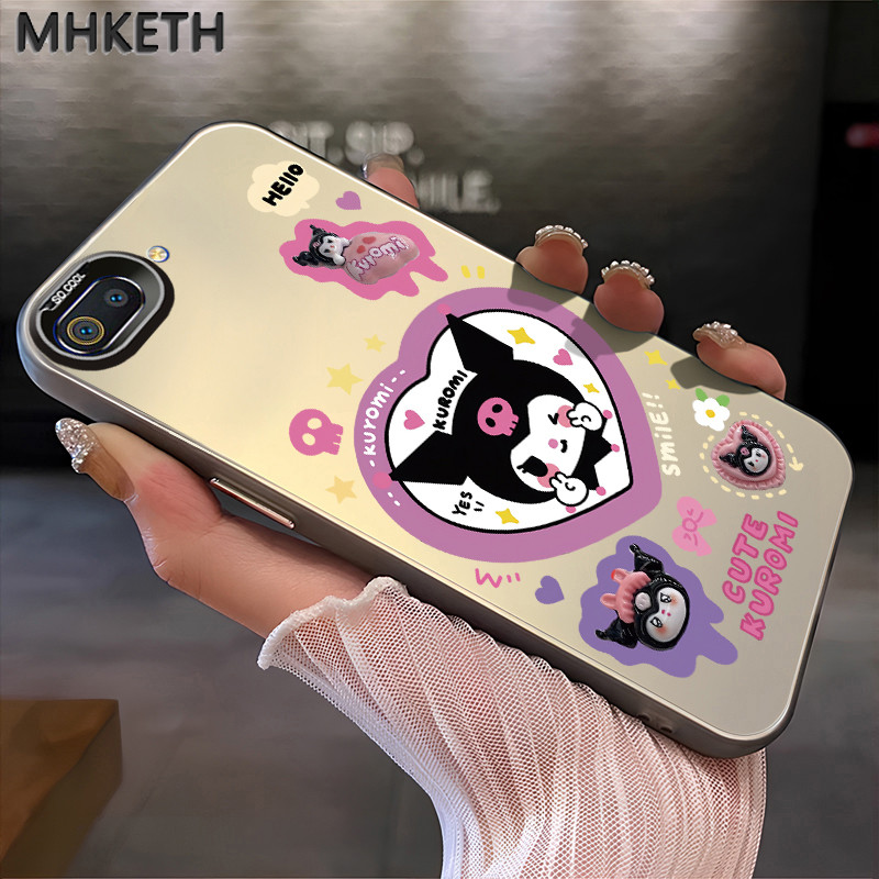 MHKETH เคสสำหรับ Realme C2 C2s OPPO A1K เคสโทรศัพท์ผู้หญิงการ์ตูนน่ารัก
