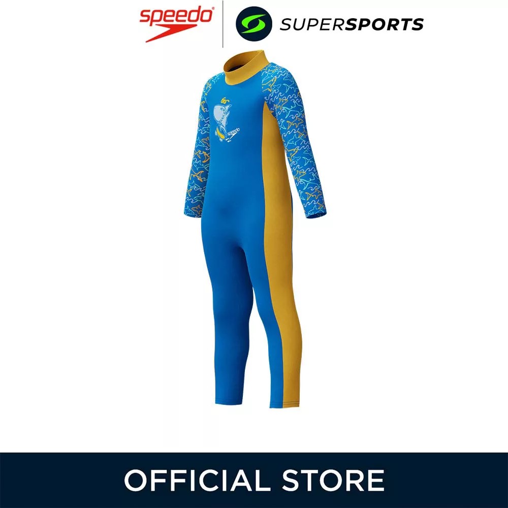 SPEEDO Learn to Swim All-In-One Sun Protection ชุดว่ายน้ำเด็กผู้ชาย