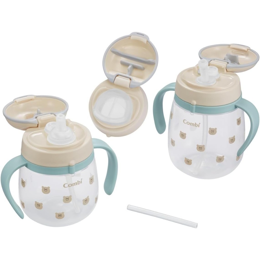 [25 Years Model] Combi Raku Mug Premium Set, 8.5 fl oz (240 ml), 11.8 fl oz (340 ml), Bear, 4 Months