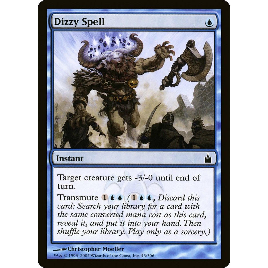 Dizzy Spell RAV Ravnica: City of Guilds การ์ด Magic the Gathering [MTG] ของแท้