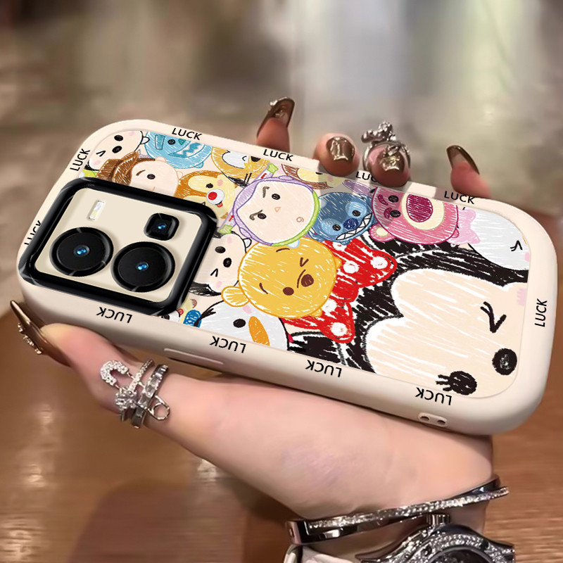 เคสสำหรับ VIVO Y35 4G เคสโทรศัพท์สัตว์น่ารักกันกระแทกป้องกันการตก