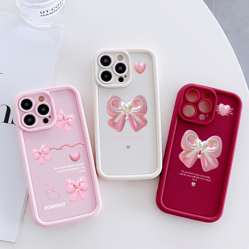 เคสสำหรับ Samsung A16 4G A16 5G เคสโทรศัพท์กุทัณฑ์รูปหัวใจสามสีซิลิโคนกันกระแทก - รูปที่ 3