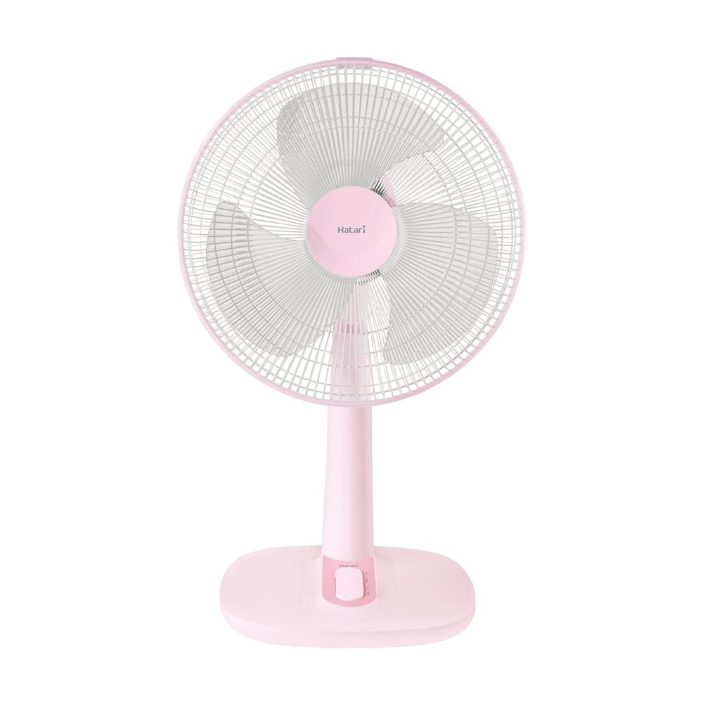 HATARI พัดลมตั้งโต๊ะ 14 นิ้ว T14M1 สีชมพู จัดส่งโดย HomePro