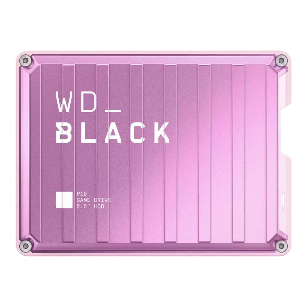 ฮาร์ดดิสก์ภายนอก 6 TB PORTABLE HDD (ฮาร์ดดิสก์พกพา) WD BLACK P10 GAME DRIVE (PINK) (WDBZ7D0060BPK)