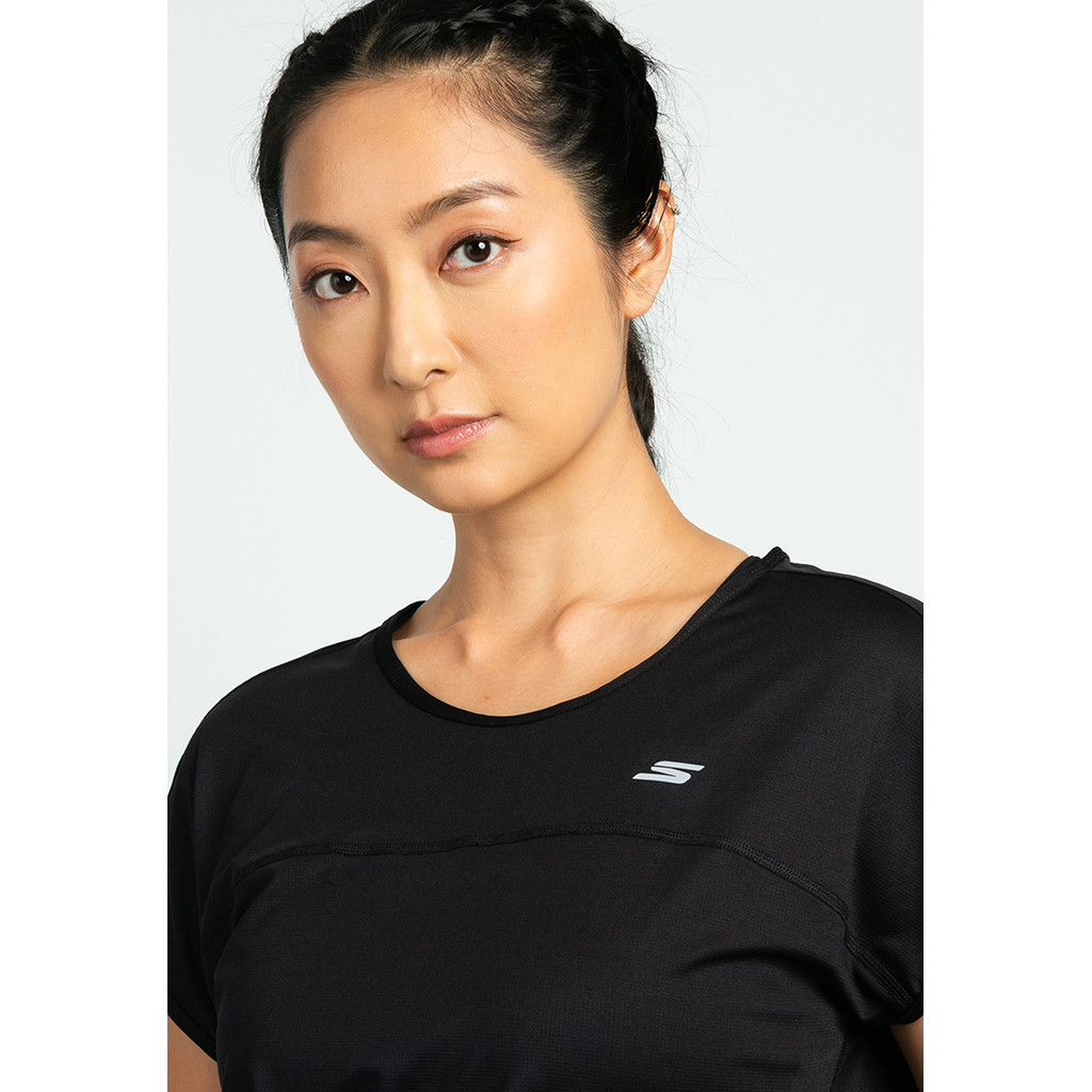 Skechers สเก็ตเชอร์ส เสื้อยืดแขนสั้นผู้หญิง Women Walking Performance Short Sleeve Tee - SP325W298-0018 — صورة 3