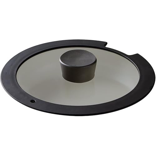 Iris Ohyama Iris Oyama ฝาแก้ว "ขนมปังเคลือบเพชร" 28ซม. สีดํา H-Is-Gl28