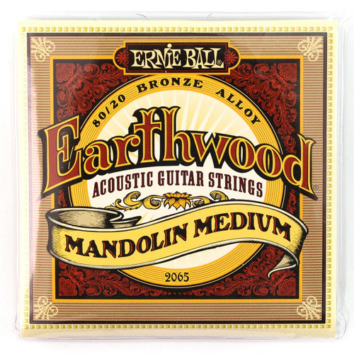 ERNIE BALL ERNIE BALL 2065 Mandolin Strings 10-36 EARTHWOOD 80/20 BRONZE MEDIUM LOOP END