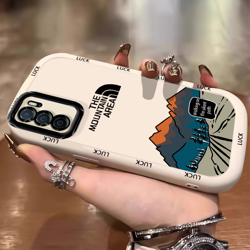 เคสสำหรับ OPPO A16 A16s A54s เคสโทรศัพท์แบรนด์อินเทรนด์กันกระแทกป้องกันการตก