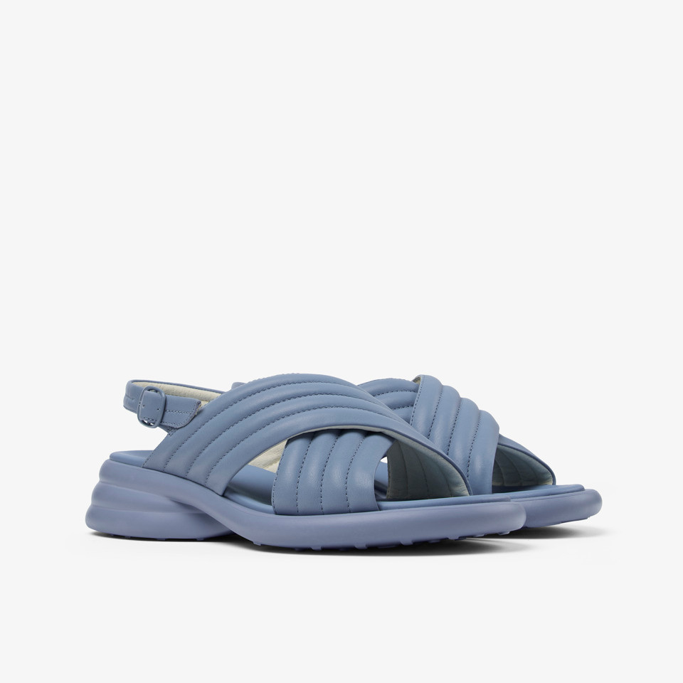 Camper รุ่น Spiro รองเท้าแตะหนัง ผู้หญิง สี Blue - K201494-007