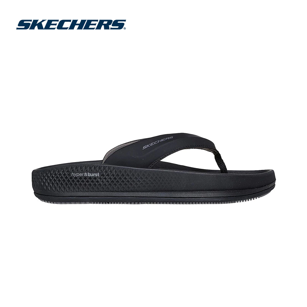 Skechers สเก็ตเชอร์ส รองเท้าแตะผู้หญิง Women Arch Fit On-The-GO Arch Fit Hyper Slide Summer Glow Sandals - 140499-BKGY