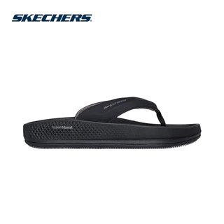 Skechers สเก็ตเชอร์ส รองเท้าแตะผู้หญิง Women Arch Fit On-The-GO Arch Fit Hyper Slide Summer Glow Sandals - 140499-BKGY