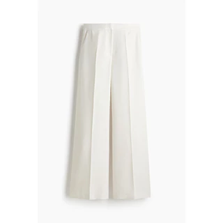 H&M(เอชแอนด์เอ็ม) กางเกงขายาวทรงพอดีตัวแบบกว้าง ผู้หญิง 1293761