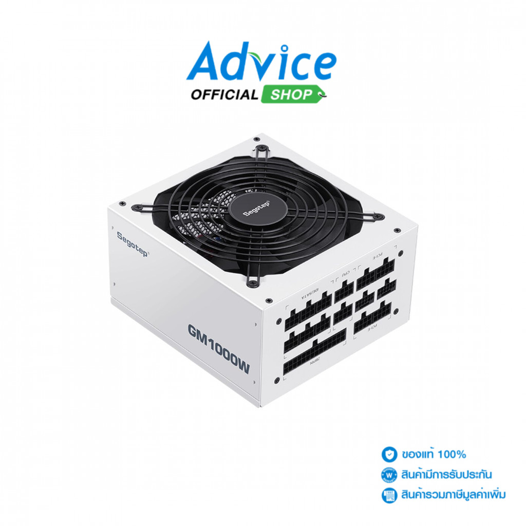 SEGOTEP POWER SUPPLY (80+ GOLD) 1000W GM1000W WHITE - A0169584
