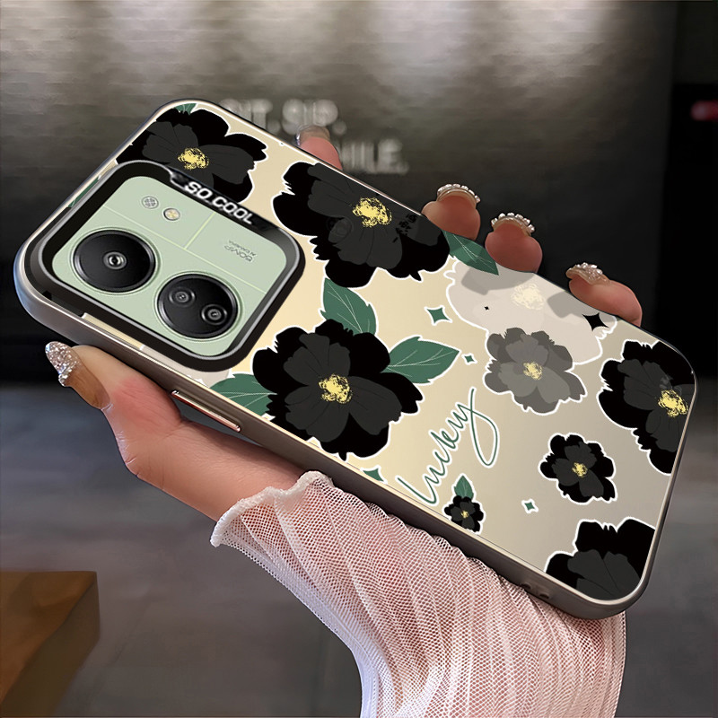 เคสสำหรับ Xiaomi Redmi 13C 4G 13C 5G POCO C65 4G POCO M65 4G เคสโทรศัพท์ดอกไม้กันกระแทก