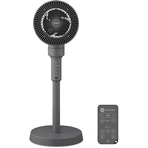 [Direct from JP] IRIS OHYAMA Circulator Fan, 18 tatami mats, Swings up and down, left and right, Rem