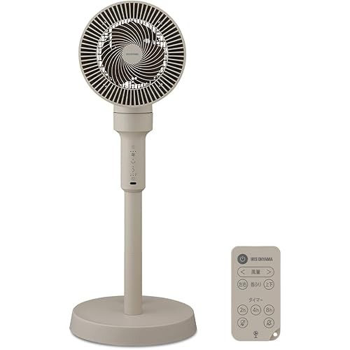 [Direct from JP] IRIS OHYAMA Circulator Fan, 18 tatami mats, Swings up and down, left and right, Rem