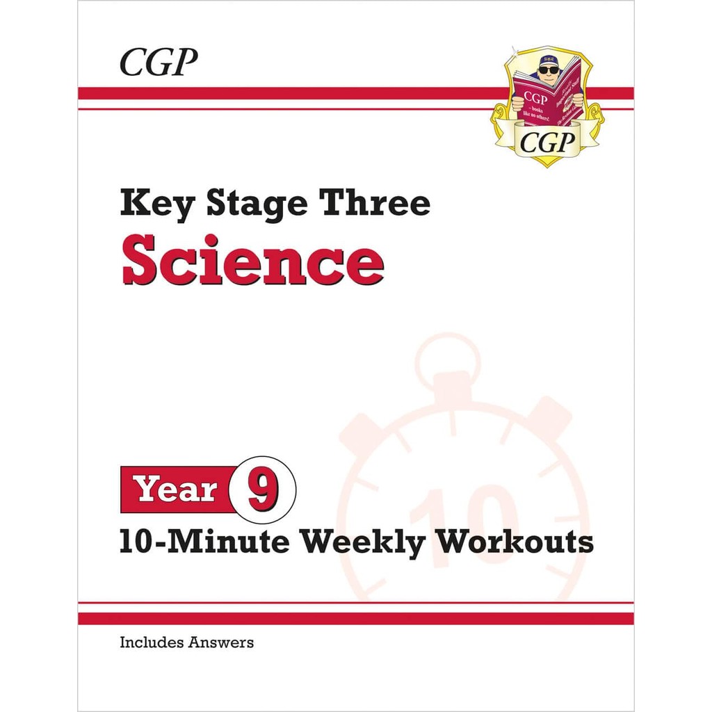 New KS3 Year 9 Science 10-Minute Weekly Workouts (includes answers) [Paperback]