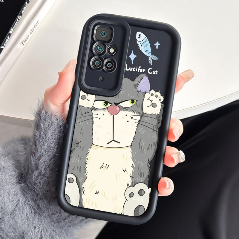 เคสสำหรับ Xiaomi Redmi 10 10 Prime เคสโทรศัพท์แมวน่ารักกันกระแทก