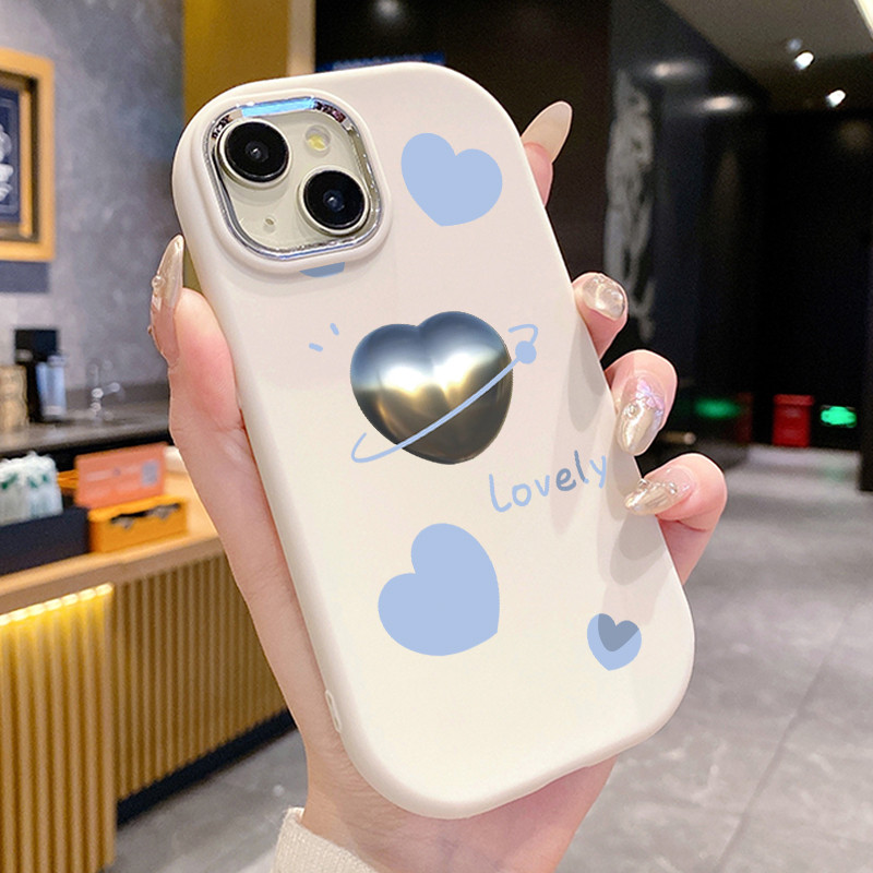 เคสสำหรับ iPhone 6 Plus 6s Plus 7 Plus 8 Plus X Xs Max Xr 11 Pro Max เคสโทรศัพท์รูปหัวใจกันกระแทกกลมและอ้วน - รูปที่ 4