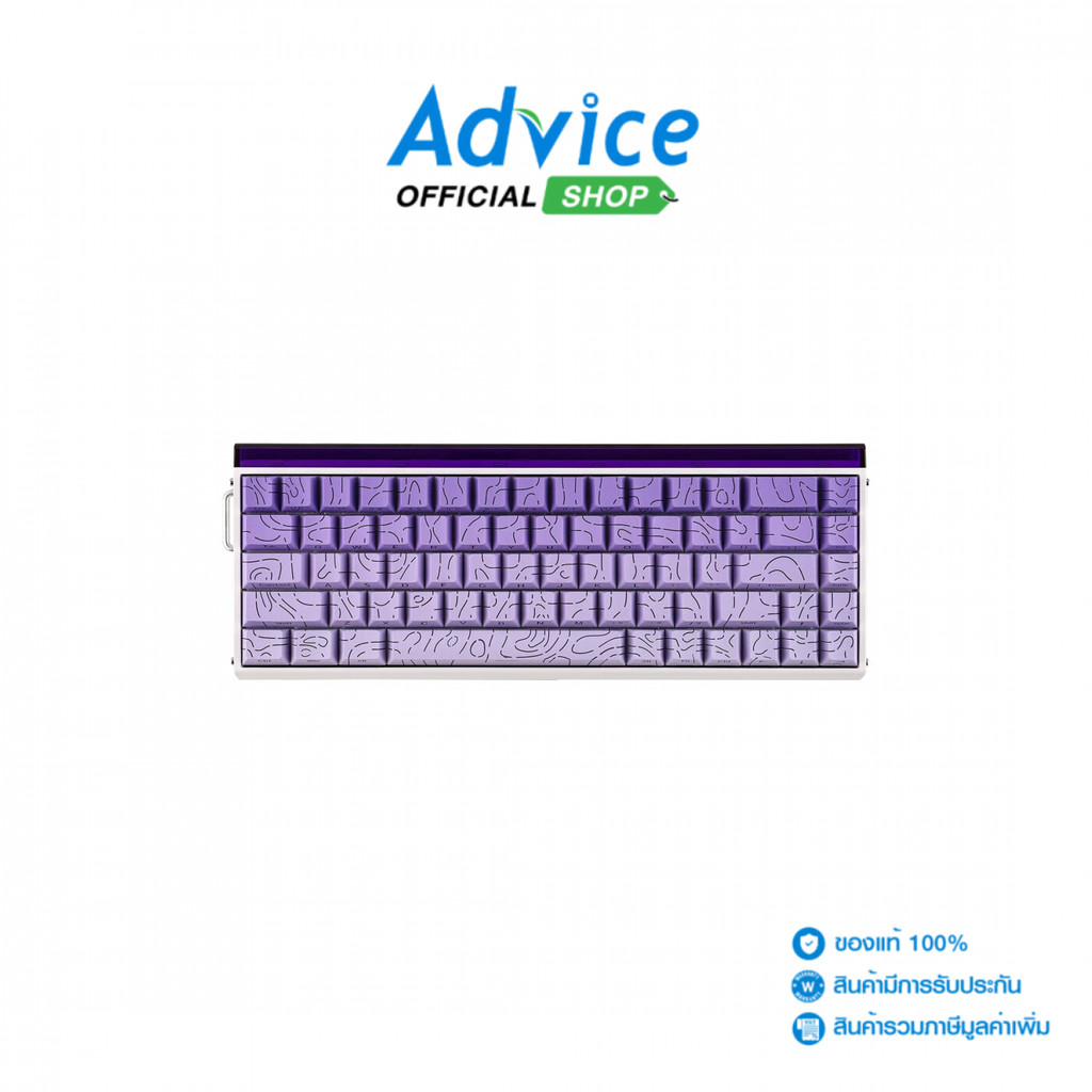 AULA KEYBOARD (คีย์บอร์ด) HERO68HE GRADIENT PURPLE NEPTUNE MAGNETIC-SWITCH - A0170236