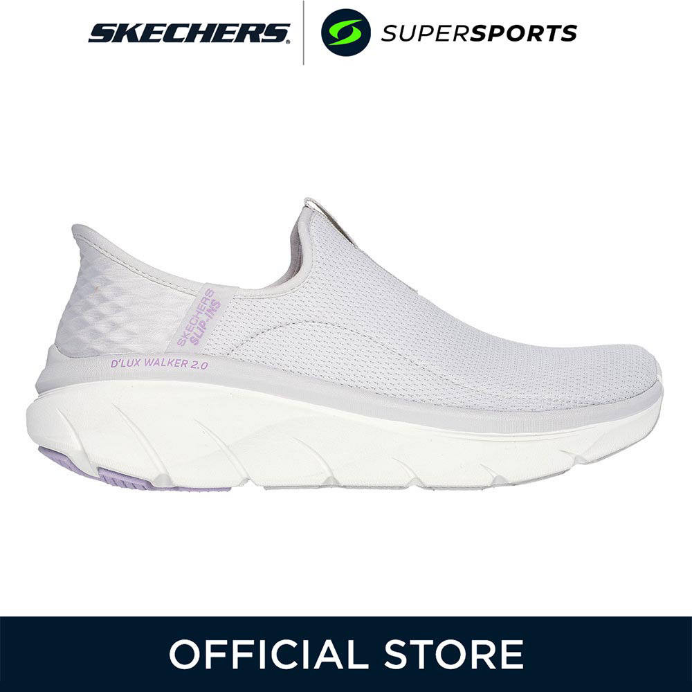 SKECHERS Slip-ins® Relaxed Fit® D'Lux Walker® 2.0 - Happy Step รองเท้าแคชวลผู้หญิง ใส่สบาย
