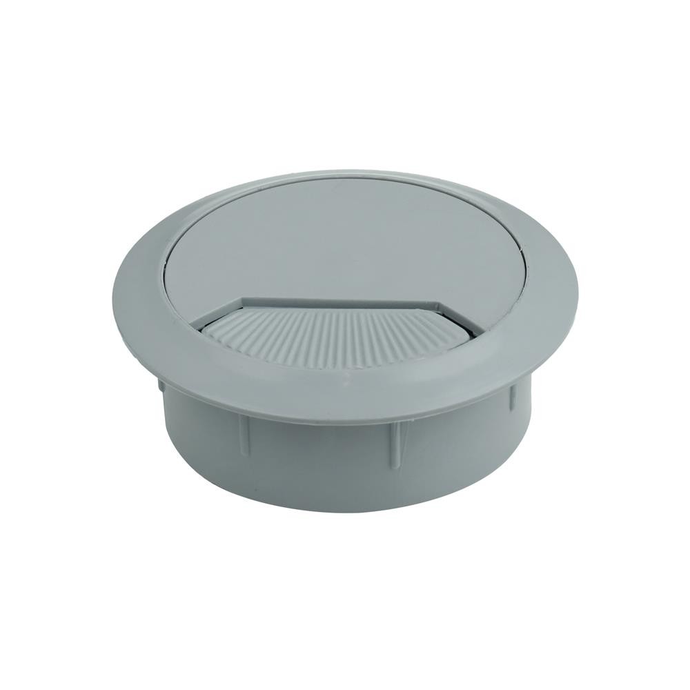 HomePro ช่องร้อยสายไฟกลม  CC-1O สีเทา แบรนด์ DEXZON
