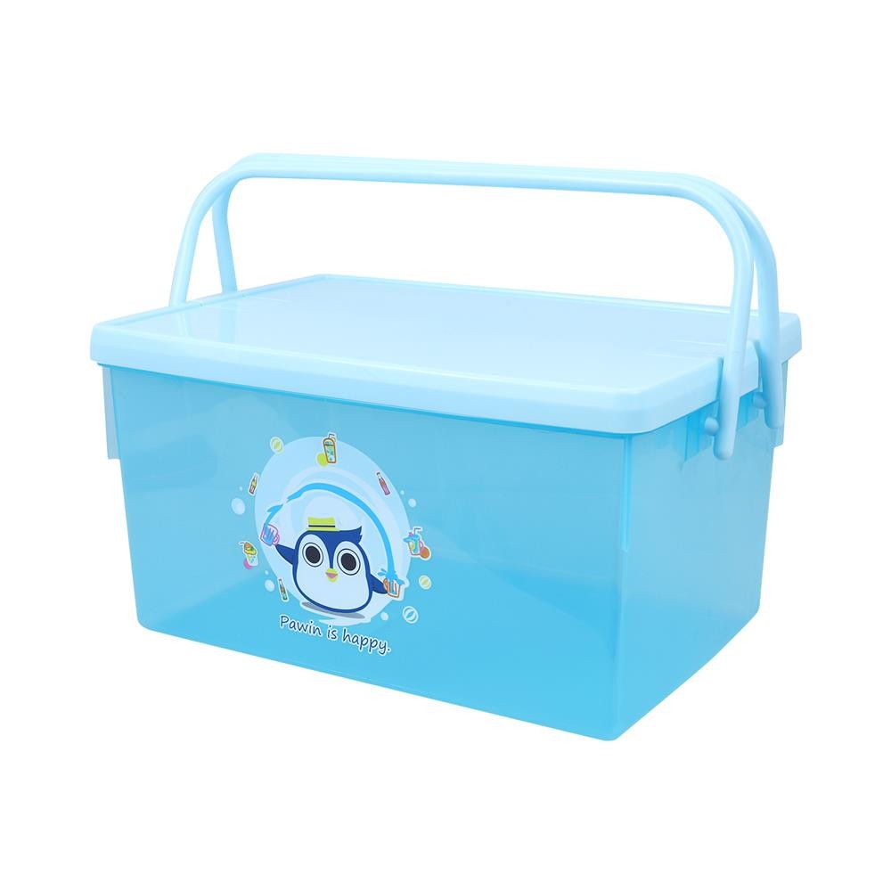 HomePro กล่องหูหิ้ว ฝาล็อค  PAWIN 530BL สีฟ้า แบรนด์ SN