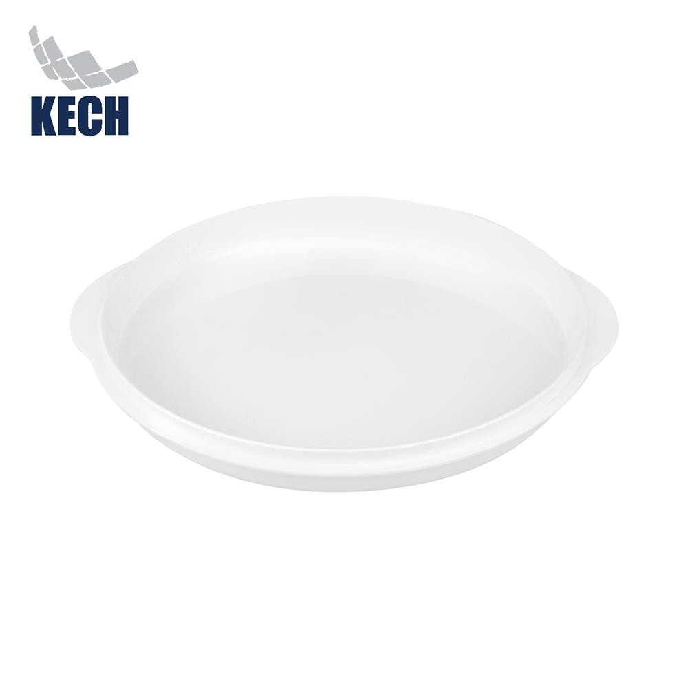HomePro ถาดรองภาชนะไมโครเวฟ  5380 สีขาว แบรนด์ KECH