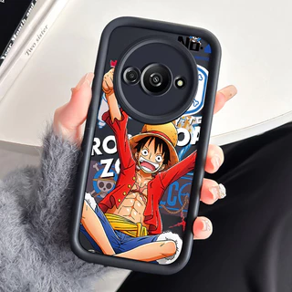 เคสสำหรับ Xiaomi Redmi A3 A3X POCO C61 เคสโทรศัพท์ตัวเอกอนิเมะสามสีซิลิโคนกันกระแทก