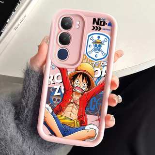 เคสสำหรับ VIVO Y19s Y29 5G เคสโทรศัพท์ตัวเอกอนิเมะสามสีซิลิโคนกันกระแทก