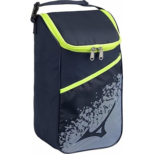 Mizuno Multi Shoe Case Racket Bag Navy Lime
