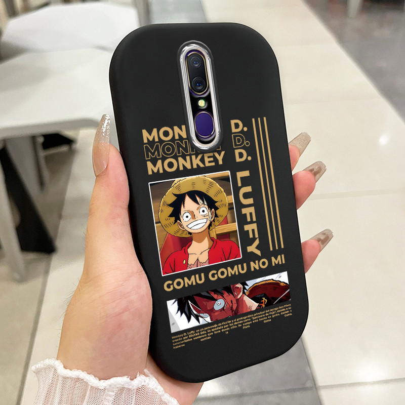 เคสสำหรับ OPPO F11 F11 Pro A9 2019 A9X เคสโทรศัพท์ตัวเอกอนิเมะกันกระแทกกลมและอ้วน